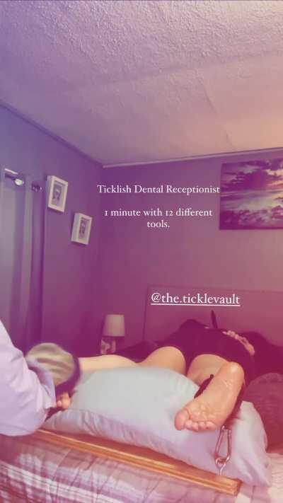 Convinced a receptionist at a local 🦷 office to try tickling.