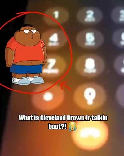 Cleveland Brown Jr is facing 5 counts of not giving a swag 😎