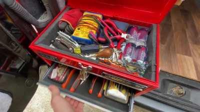 Really proud of how I’ve managed to get all my tools to fit into my mini garage!