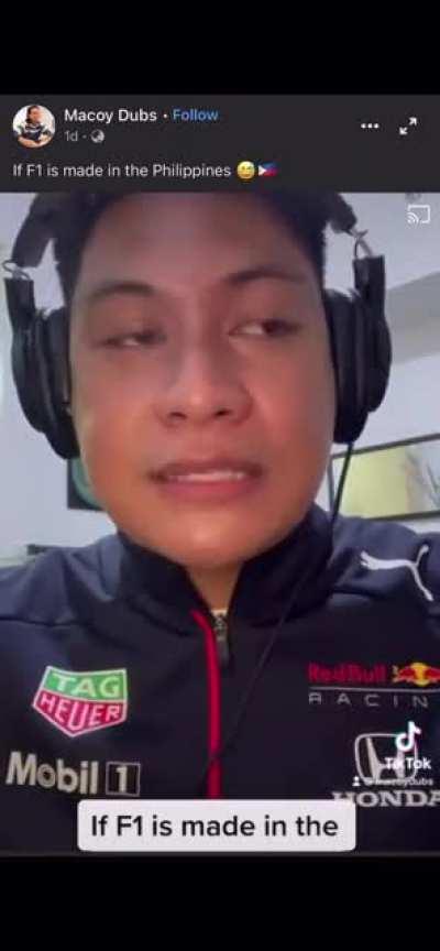 F1 in the Philippines 🤣💯