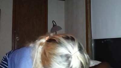 Another tinder hookup. Glad my hubby let me play with his bbc!!