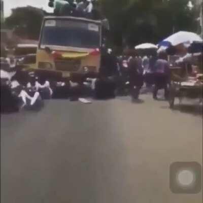 WCGW Brake checking a bus