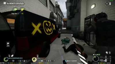 I've been Stealthing Bank Heist: Money with my friends and all of a sudden a bulldozer decided to come in. I can't find any info about why this is happened, nor I could replicate this. Does anyone know why did he spawned? Now I really wanna know it...