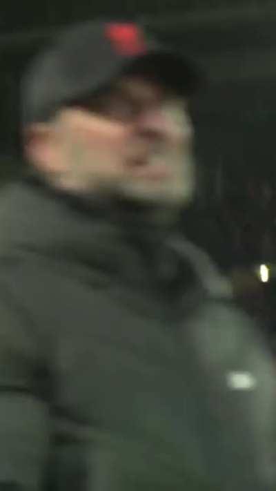 Klopp reaction to Mane’s goal up close