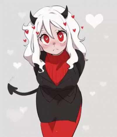 When you look at those puppy lewd eyes and wagging tail you tend to forget for a second that she is in fact a feared demon capable of massacres