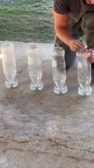 Brilliant use of Plastic Bottles