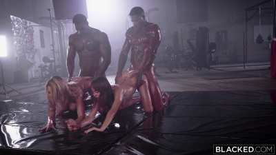 Riley Reid and Gabbie Carter Blacked BTS.