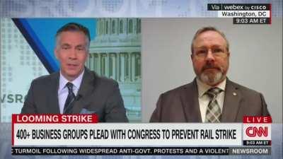 Rail workers: A single day of sick leave please CNN's coverage today: