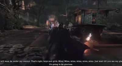 Forgot about this moment in Arkham Asylum. Am I stupid?