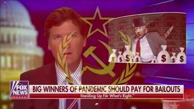 Somebody hijacked Tucker Carlson