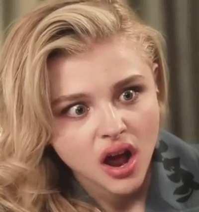 Chloe Grace Moretz admiring your manhood