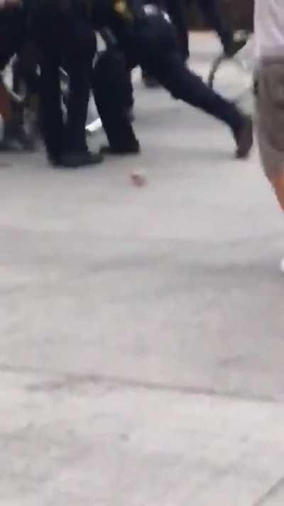New York City, NY: NYPD beat a man for sport then steal his bike