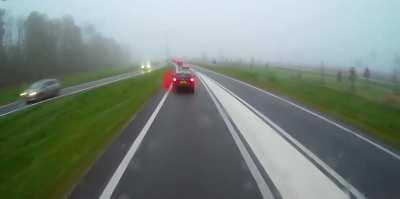 Merge after lane ends