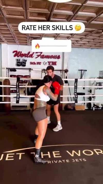 Sheâs staying fit