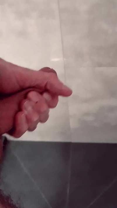 Quickie before showering for work this morning. But now that I have finished work. I feel like I may need to release again soon.