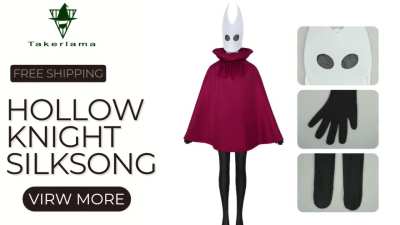 Are you a fan of Hollow Knight: Silksong's fiercest warrior, Hornet?  Then you'll love this stunning cosplay costume! Not only does it feature intricate details and high-quality materials, but it's also incredibly comfortable to wear.