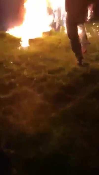 Gasoline floats, uncle Dimar