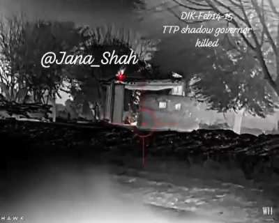 Thermal Cam footage shows death of TTP Shadow Governer in North Waziristan, KPK, Pakistan.
