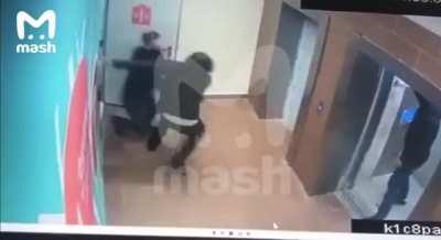 Almost got away with it, if it wasn't for a slow elevator