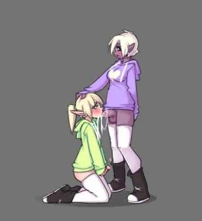 Futa x Femboy.. (hoodieartist)