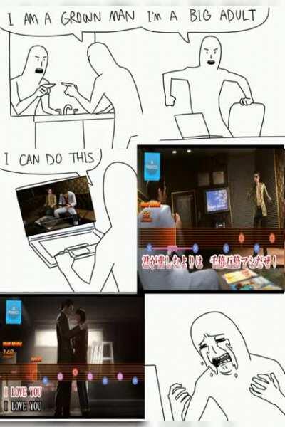 Once I realized I could Sing with Majima, I just had to make this, Its enough to make a grown man cry.