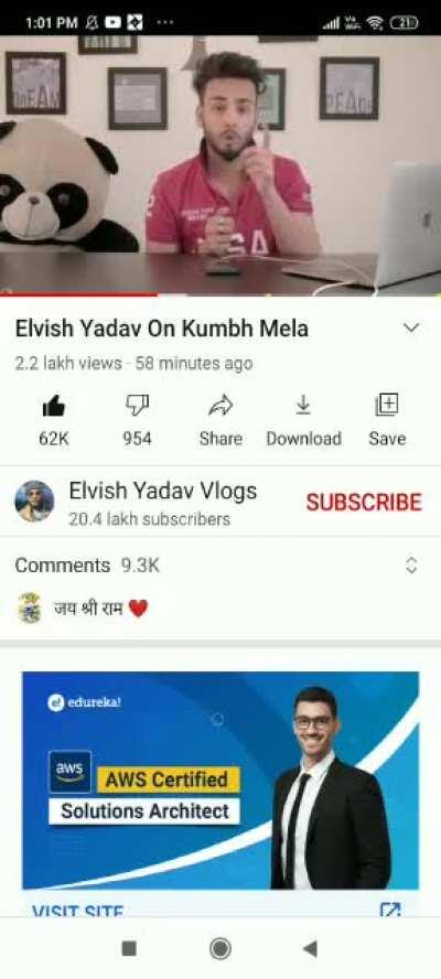 A simple argument on kumbh mela and ram mandir (lol humare baba kahi thuk nahi rahe the 😂)