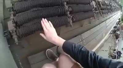 How stupid can you be to even contemplate touching that?