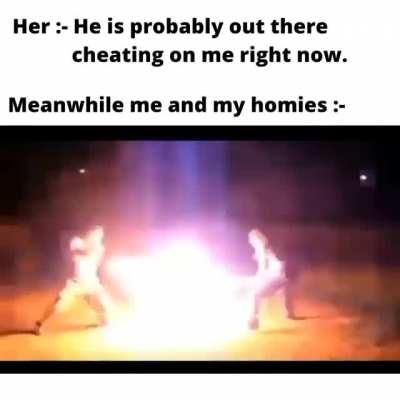 Homies havin good time