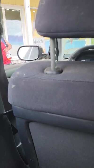 This dude serenaded us at the convenience store