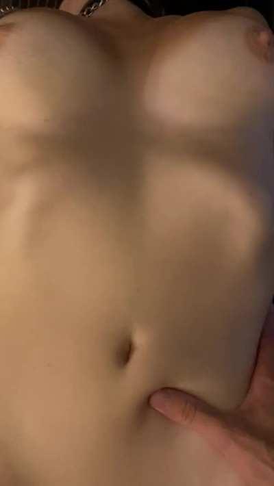 Fuck doll laid out in front of the hotel window