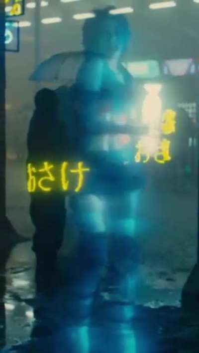 Ana de Armas behind the scenes of Blade Runner 2049