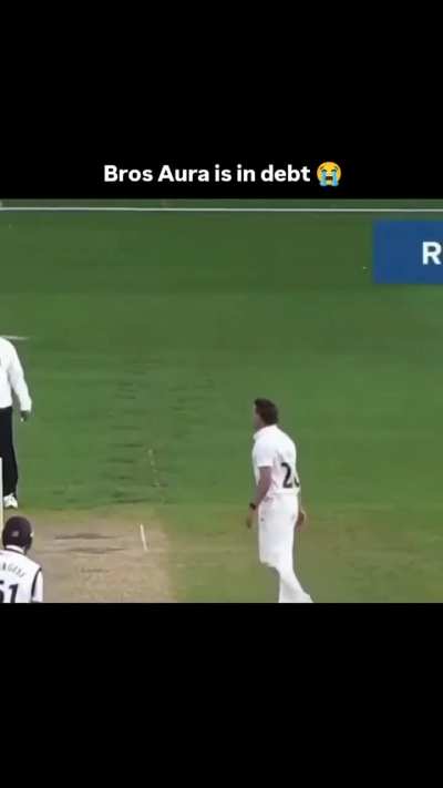 Audience are saying he is still finding the ball