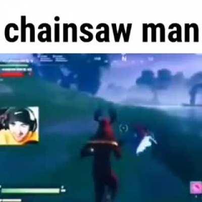 I like the part where he turns into a chainsaw