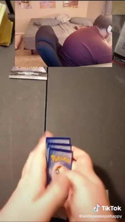 He was donated 50$ to bend the cards before opening them.