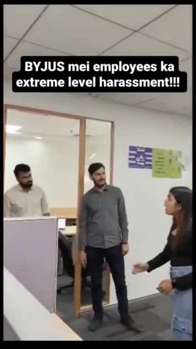 Byju's employee harassment. I don't know if this is the right place to post this content but I'm just trying to spread awareness.
