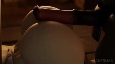 LADY DİMİTRESCU Spend tme with her horse! (JACKERMAN) [RESIDENT EVIL VILLAGE]