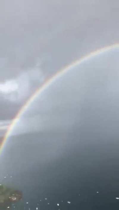 🔥This is a complete view of the rainbow