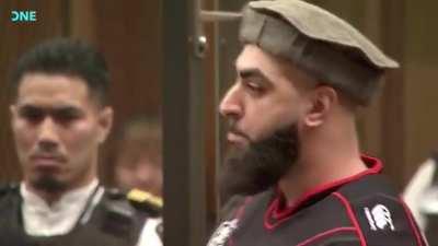 Chad gives a speech to the murderer of his father and others from his fathers mosque.