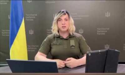 New Spokeswoman Propagandist of Ukraine Territorial Forces is American Transgender Activist Sarah Ashton-Cirillo. Her statement on Gonzalo Lira, who she originally reported for arrest.