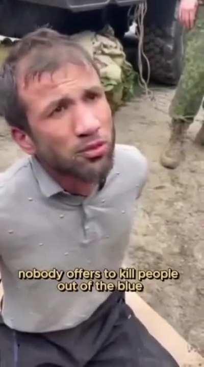 Video with translated captions of one of the terrorists involved in the attack on concert hall in Russia