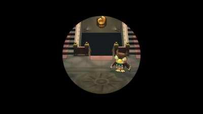 Don't run while wearing a King Tut mask and holding a coffee. 😫