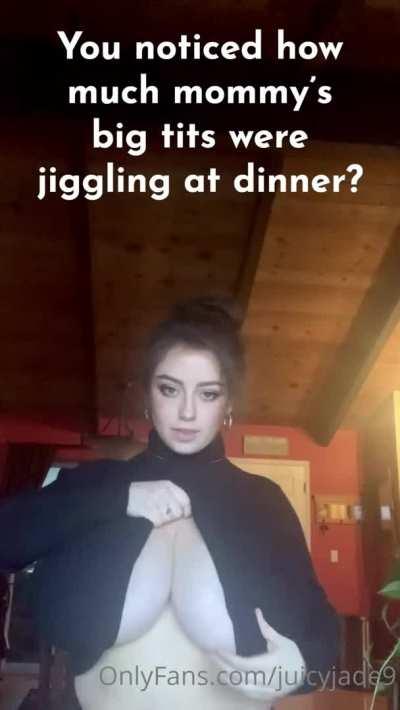 [M/S] Your Girlfriend Gets Jealous of Your Mom's Big Boobs