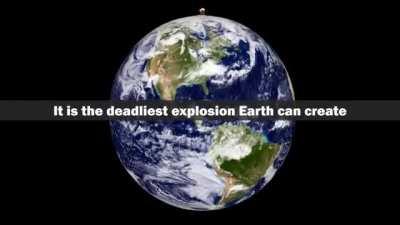 Explosion Power Comparison - Beirut explosion (2020.08.04) would be around 0:40