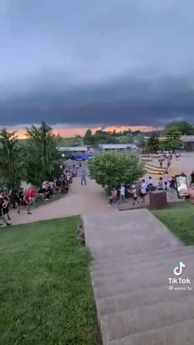 Scooter man is fearless before impact