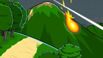 Chibi Godzilla's Atomic Breath by me