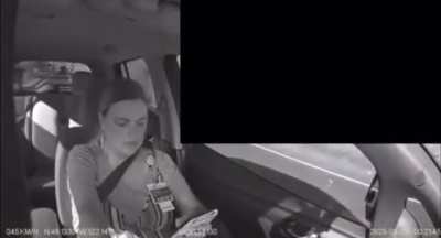 POV Driving while distracted, but the view is blocked when distracted