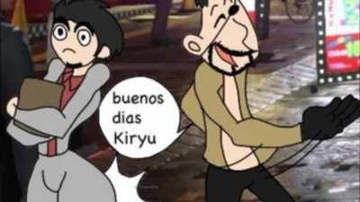 Buenos dias mandy but now with yakuza (Original drawings by u/Cringinqq, I just tried to turn it into the video version. Mild audio warning because I suck at editing)