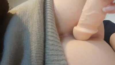 It hurts but my goal is to push it ballsdeep ! 19F