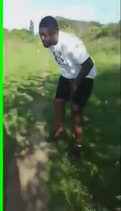 Child Abuser Beaten and Huniliated