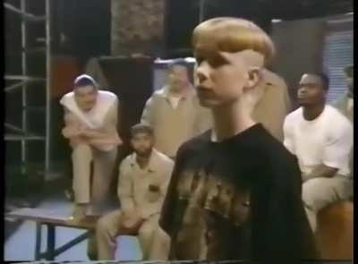 Things take a weird turn when a grown man takes a liking to young criminal and his haircut.